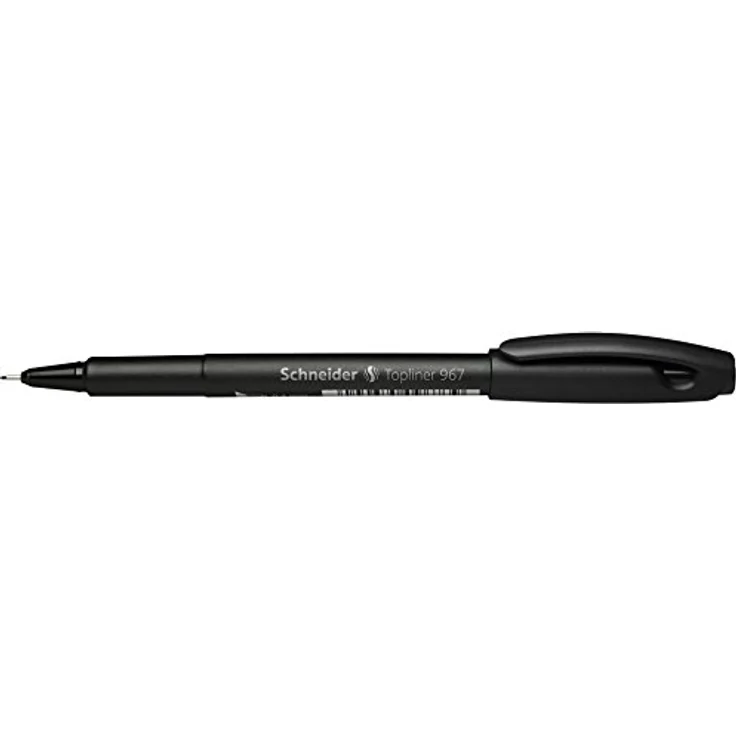 Schneider Topliner 967 Fineliner schwarz, 0,4 mm, 10 St., wasserbasierte Tinte, recyceltes Gehäuse – Bild 10