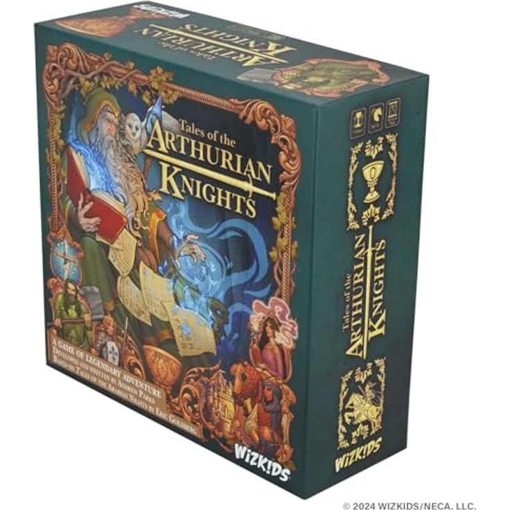 WizKids Tales of The Arthurian Knights, Brettspiel mit über 350 Seiten Geschichten und hohem Wiederspielwert – Bild 3