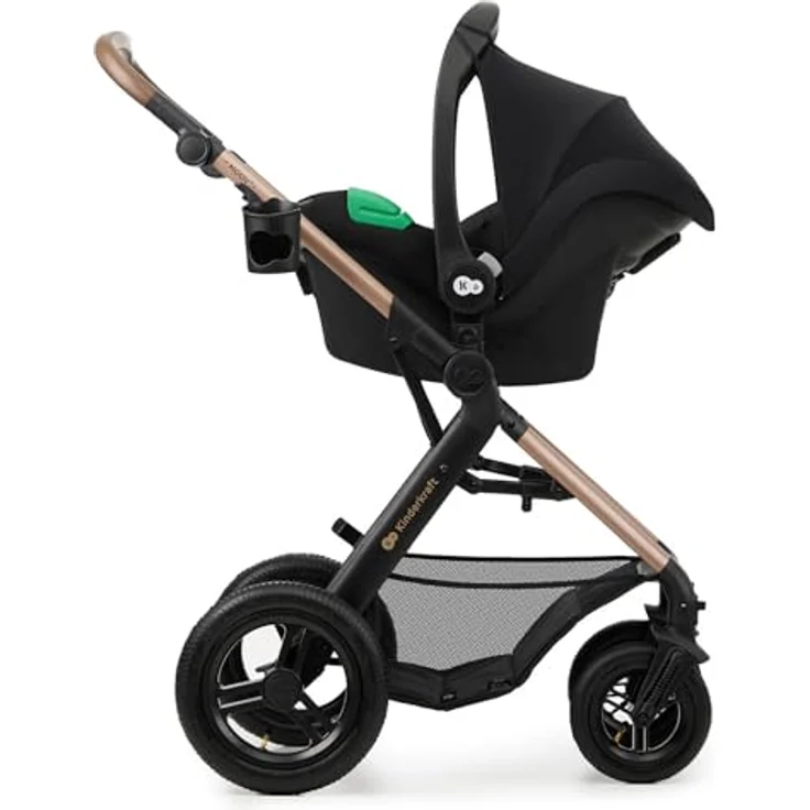 KinderKraft 4in1 Moov 2 Air, multifunktionaler Kinderwagen mit umwandelbarem Sitz, inkl. RWF Mink Pro i-Size Kindersitz und Zubehör – Bild 19