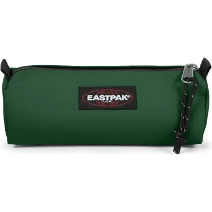 Eastpak BENCHMARK SINGLE Federmäppchen, kompaktes Schreibgeräteetui mit Label vorne, schwarz – Bild 1