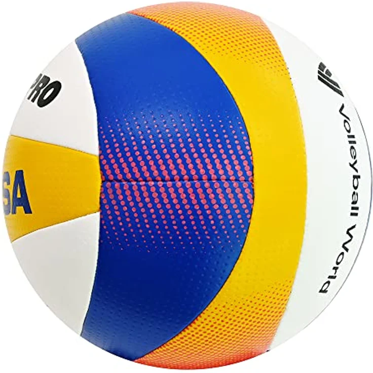 Hammer MIKASA Beach Pro BV550C FIVB, offizieller Beachvolleyball mit Dimple-Technologie und umweltfreundlichem Synthetikleder – Bild 3