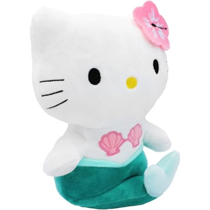 Joytoy Hello Kitty Meerjungfrau Plüsch, 24 cm aus 100% recyceltem Material in dekorativem Kartontäschchen – Bild 3