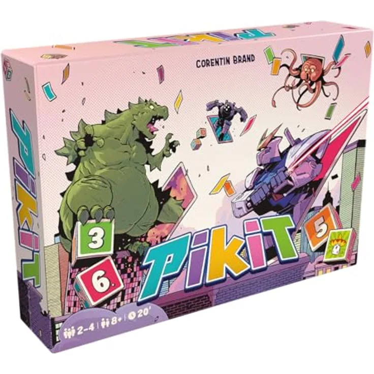 Repos Production Pikit, Familienspiel Kartenspiel für 2-4 Spieler, ab 8 Jahren, 20 Minuten Spielzeit, Deutsch