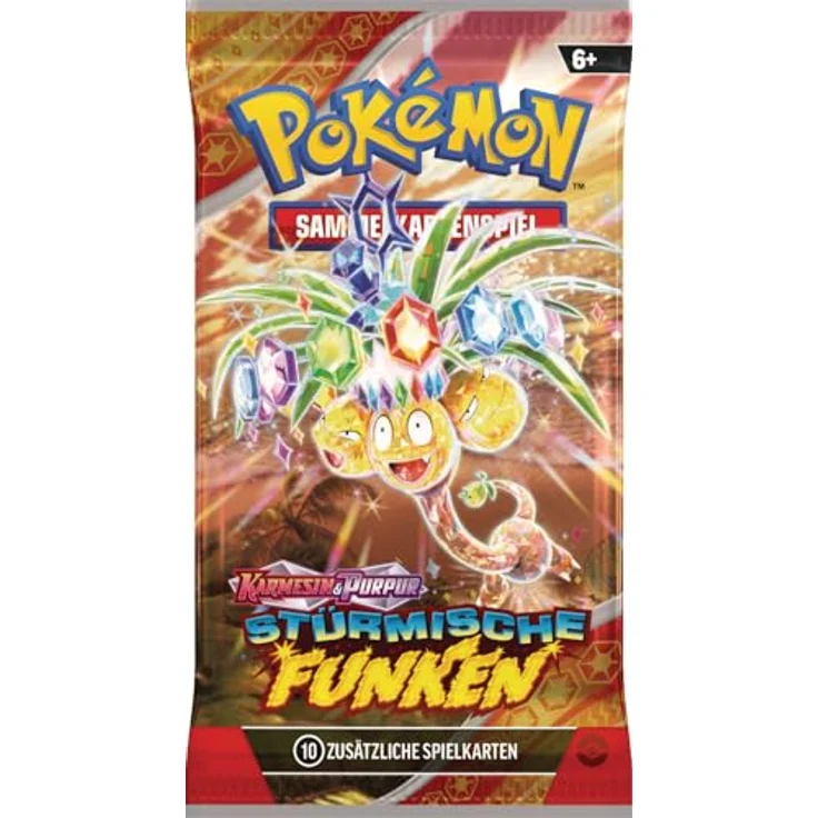 Pokémon Boosterpack-Display Karmesin & Purpur – Stürmische Funken (enthält 18 Boosterpacks) – Bild 5