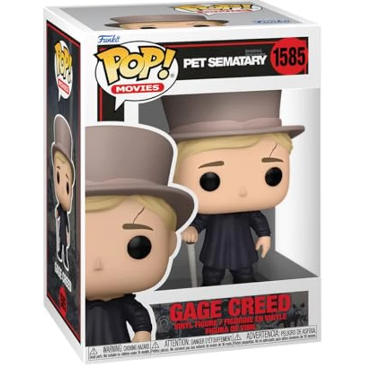 Funko Pop! Movies: Pet Sematary - Gage Creed - Vinyl-Sammelfigur, 9,5 cm, offizielles Merchandise für Pet Sematary 1986 Fans – Bild 1