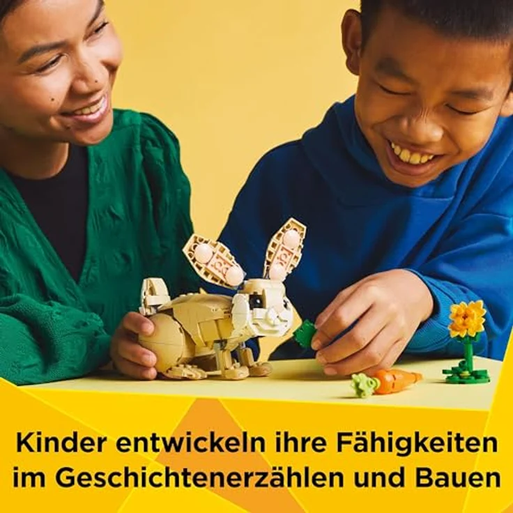 LEGO Creator 3in1 Häschen - Modell umbaubar in eine Lama Figur oder Spielzeug Robbe - Bauset mit Tieren für Kinder - Geburtstagsgeschenk für Mädchen und Jungen ab 8 Jahren 31162 – Bild 5