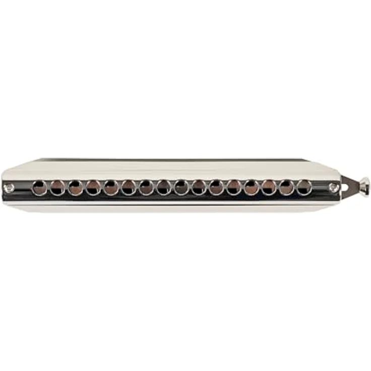 Suzuki SCX64-C Mundharmonika, ergonomisches Mundstück, ABS-Kanzellenkörper, Phosphor-Bronze-Stimmplatten, verchromte Abdeckung – Bild 2