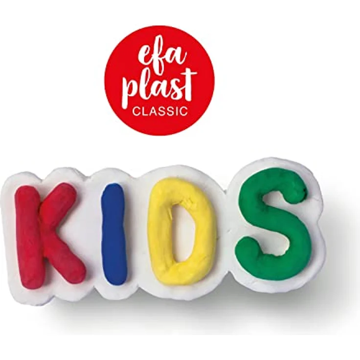 Eberhard Faber 570102 - EFAPlast Kids Modelliermasse in weiß, Inhalt 1 kg, lufthärtend, tonähnlich, kreatives Bastelvergnügen für kleine und große Künstler – Bild 5