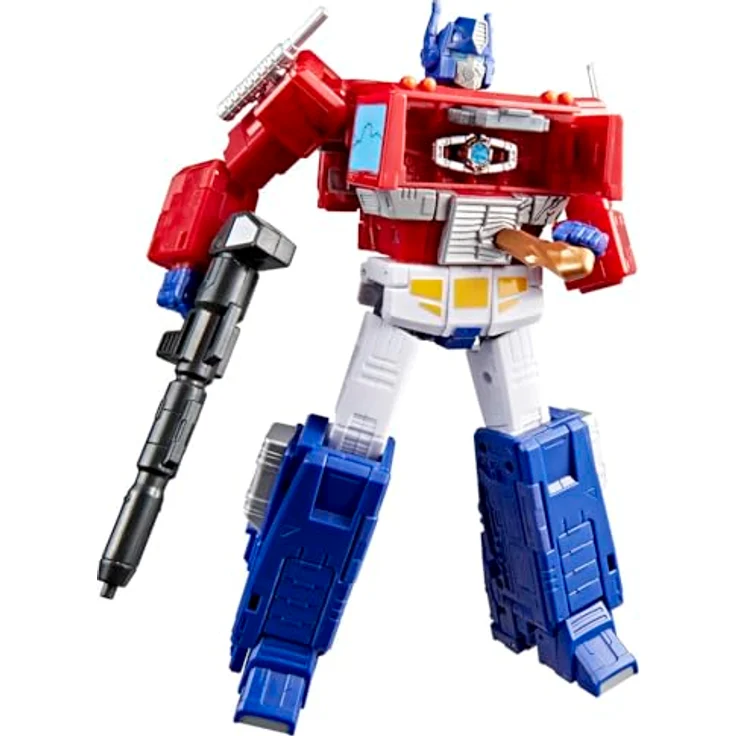 Hasbro The Transformers: The Movie Studio Series Leader Class Actionfigur MTMTE Collection, Optimus Prime, 18 cm, mit Leadership Matrix und Blaster, 40 Schritte Verwandlung – Bild 6