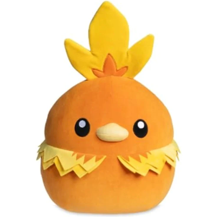 Squishmallows Pokemon Torchic Plüschtier 25,4 cm, orangefarbene Kuschelkreatur aus hochwertigem Plüsch, Sammlerstück – Bild 1
