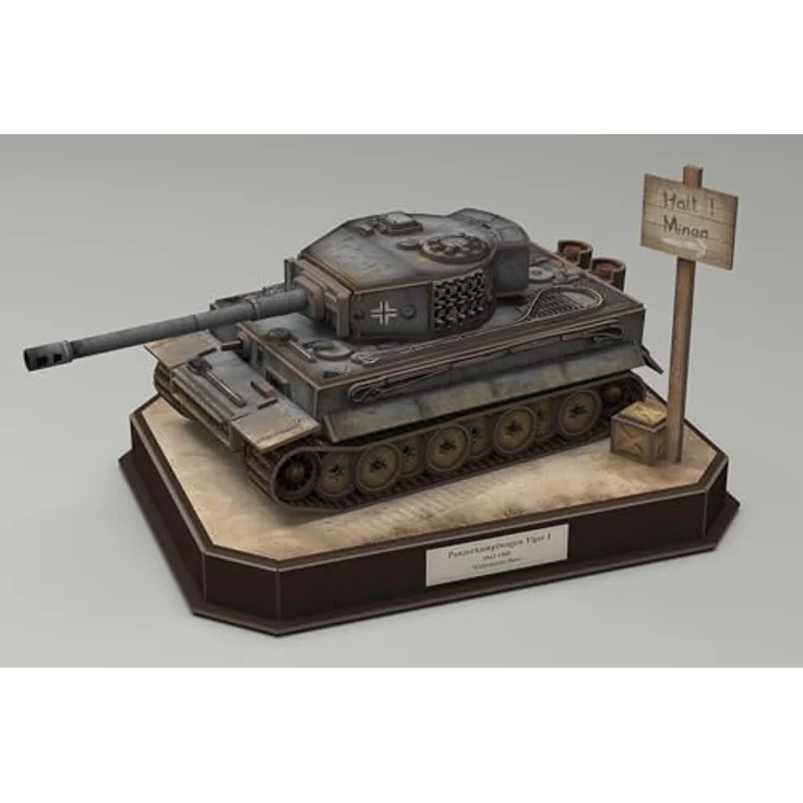 Revell Deutscher Panzer 'Tiger I, 3D-Puzzle mit 200 Teilen, detailreich und authentisch – Bild 3