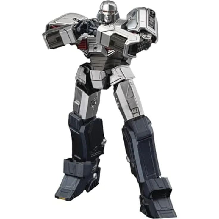 threezero Transformers One: Megatron/D16 MDLX Actionfigur mit 46 Gelenkpunkten, metallischen Brust- und Schulterteilen, Laser Blaster und Fusion Cannon, 16,1 cm hoch