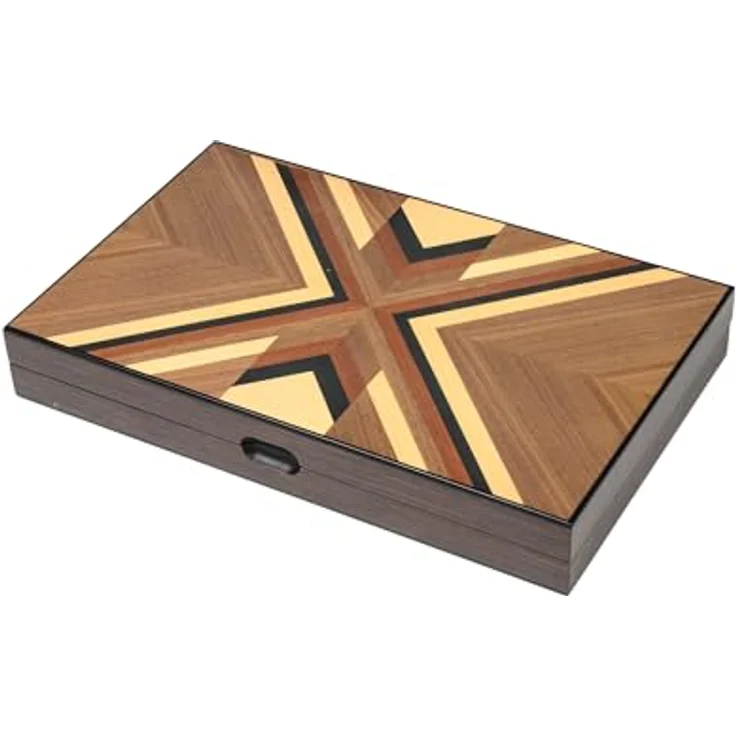 Philos Backgammon Psara, mittel, klassisches Brettspiel für 2 Personen, Deutsch – Bild 3
