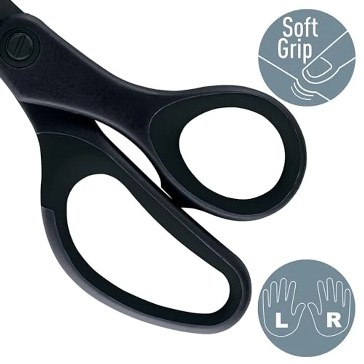 LEITZ 5420-60-95 Bastelschere, Titan Anti-Haft, spitz, 205 mm, schwarz – Bild 4