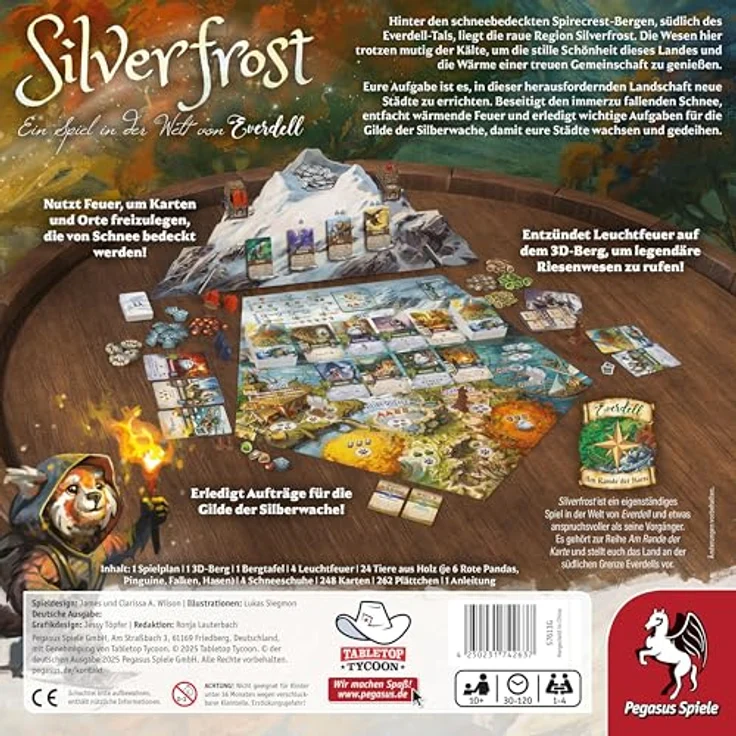Pegasus Silverfrost, Brettspiel in der Welt von Everdell für 1-4 Spieler, strategisch und flexibel, Deutsch – Bild 5