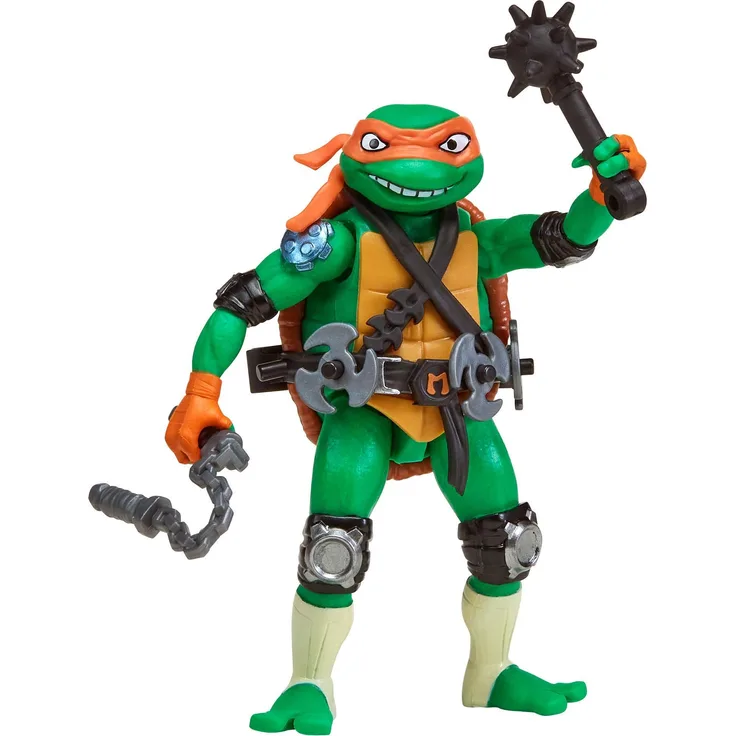 Playmates Tales of the Teenage Mutant Ninja Turtles Mix 'n Match Actionfigur Michelangelo, 12 cm, mit Mechazoids Kopf und Bishops Arm