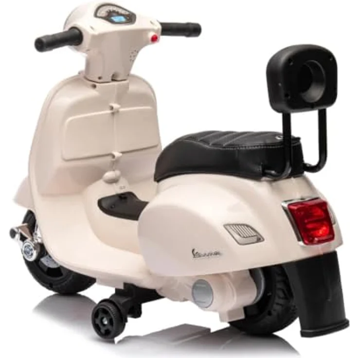 Vespa Kinder Elektro Roller 6V - Vespa GTS Mini - Offizielle Lizenz von Piaggio - Weiß – Bild 8