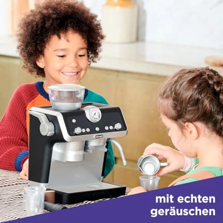 Casdon DeLonghi Barista Kaffeemaschine für Kinder, mit Soundeffekten und Zubehör, ab 3 Jahren – Bild 5