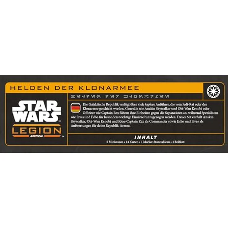 Atomic Mass Games Star Wars Legion Heroes of the Clone Army, Erweiterung mit Anakin Skywalker, Obi-Wan Kenobi und Klon-Captain Rex als Commander, für das Miniaturenspiel Star Wars™: Legion – Bild 5