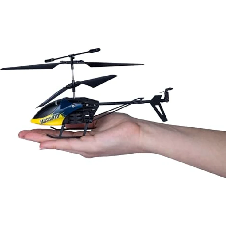 Revell Control RC Helicopter Mosquito, 2-Kanal IR-Fernsteuerung, Gyro-Stabilisierung, LED Frontbeleuchtung, Ersatzrotoren Inklusive, LiPo Akku und Ladegerät, Länge 21 cm, Ab 8 Jahren – Bild 3