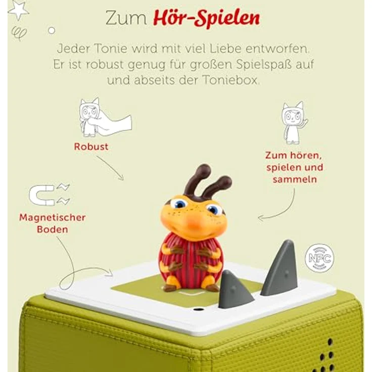 tonies Hörspielfigur JoNaLu - Lu kann nicht schlafen & eine weitere Geschichte, Mäuse Jo und Naya, inklusive Lieder, Reime und Tänze – Bild 3