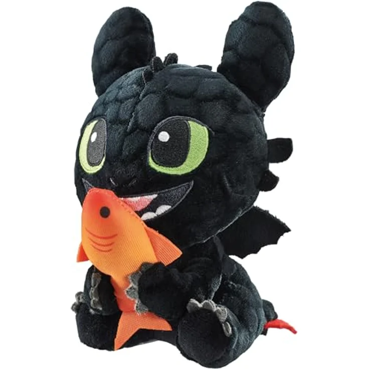 Schmidt Spiele 42859 Dragons Ohnezahn, Plüschfigur 18 cm, hochwertiger weicher Plüsch, ab 0 Jahren – Bild 1