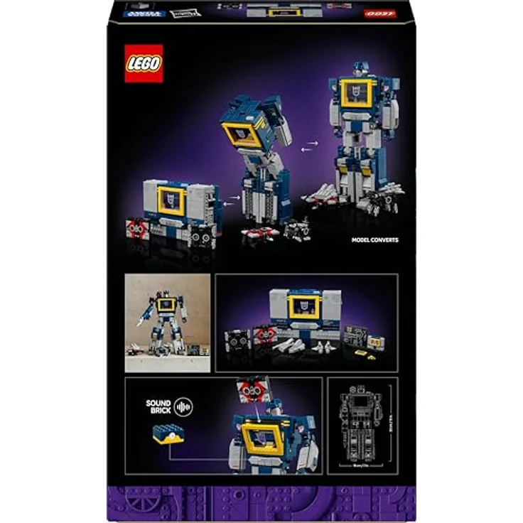 LEGO Icons 10358 Transformers: Soundwave Bausatz, 1.505 Teile, Mehrfarbig, ab 18 Jahren – Bild 10