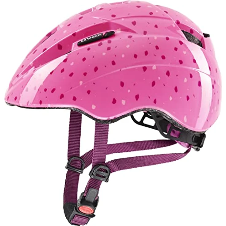 uvex kid 2 - leichter Fahrradhelm für Kinder - individuelle Größenanpassung - erweiterbar mit LED-Licht - pink confetti - 46-52 cm – Bild 1