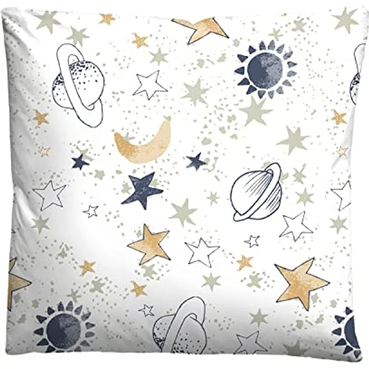 biberna 0004645 Feinbiber-Bettwäsche Weiss 1x 100x135 cm + 1x 40x60 cm – Bild 3