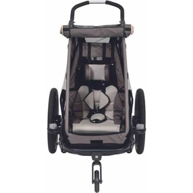 XLC Sitzsystem deluxe 20" MonoS, Fahrradanhänger in grau/beige/anthrazit