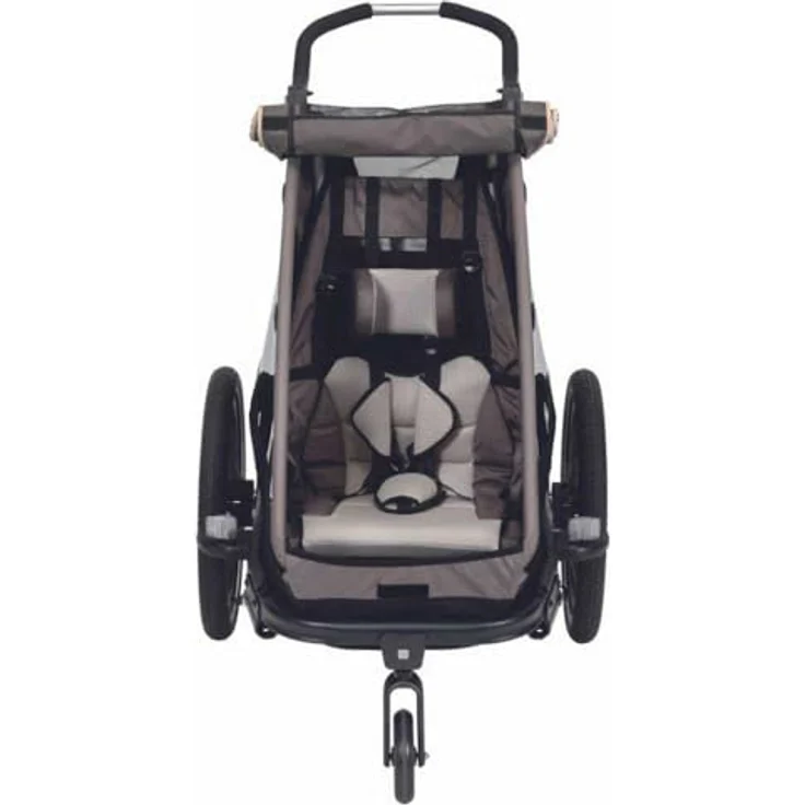 XLC Sitzsystem deluxe 20" MonoS, Fahrradanhänger in grau/beige/anthrazit – Bild 1