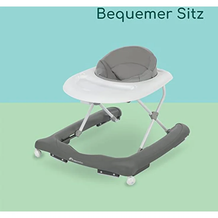 Bebeconfort Explorer Lauflernhilfe, mit abnehmbarem Aktivitätstablett, Einfach zusammenklappbare Lauflernhilfe für Babys, von 6-18 Monaten, bis zu 12kg, Gray Mist – Bild 7