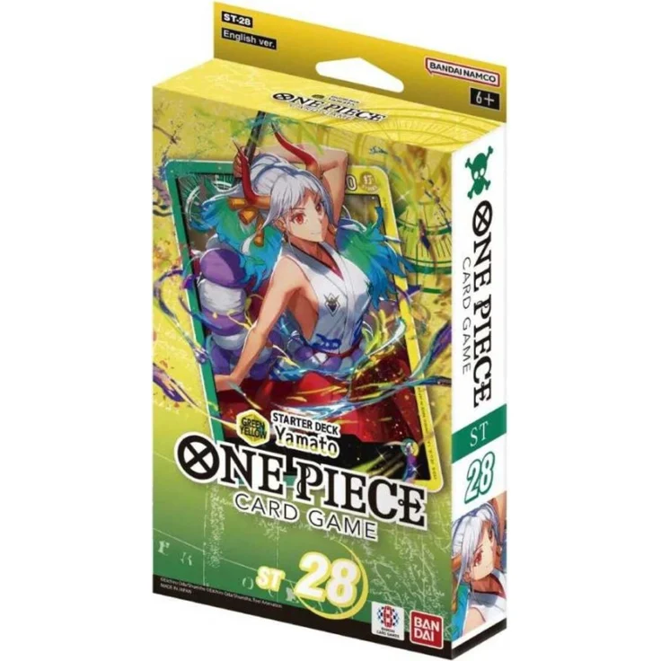 Bandai One Piece Card Game ST28, Starter Deck in Grün-Gelb mit Yamato, Englisch – Bild 1