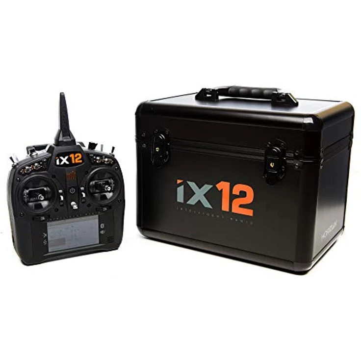 Spektrum iX12 Air Transmitter Gehäuse für ferngesteuerte Fahrzeuge, schwarz – Bild 3