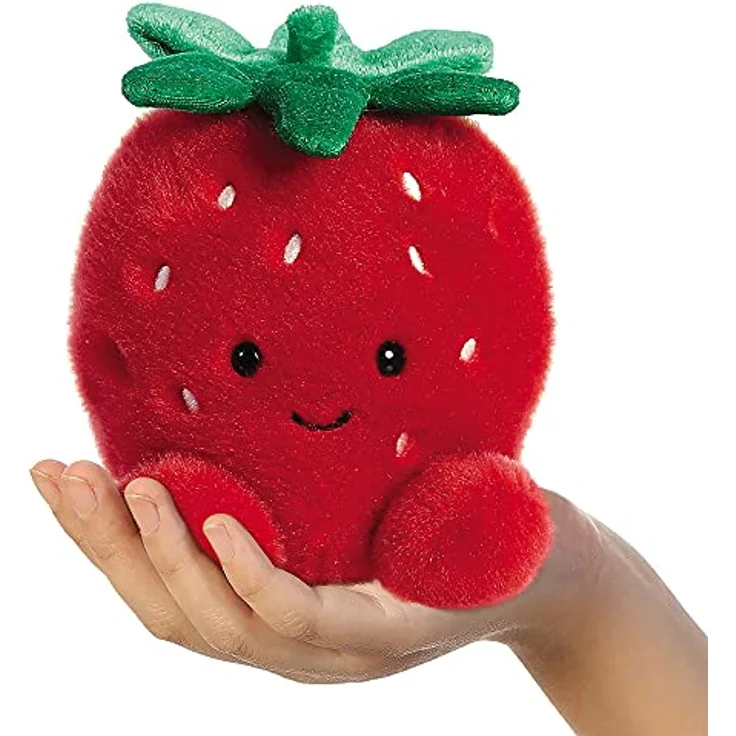 Aurora, 33573, Palm Pals Juicy Erdbeere 13cm, Plüschtier, Rot – Bild 4