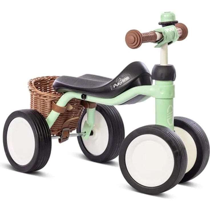 PUKY PUKYLINO BUNDLE | Laufrad für Kinder ab 1 Jahr geeignet | Hochwertiger Stahl mit stoßfester Pulverbeschichtung | FLOAT-Laufräder | Pastellgrün – Bild 4