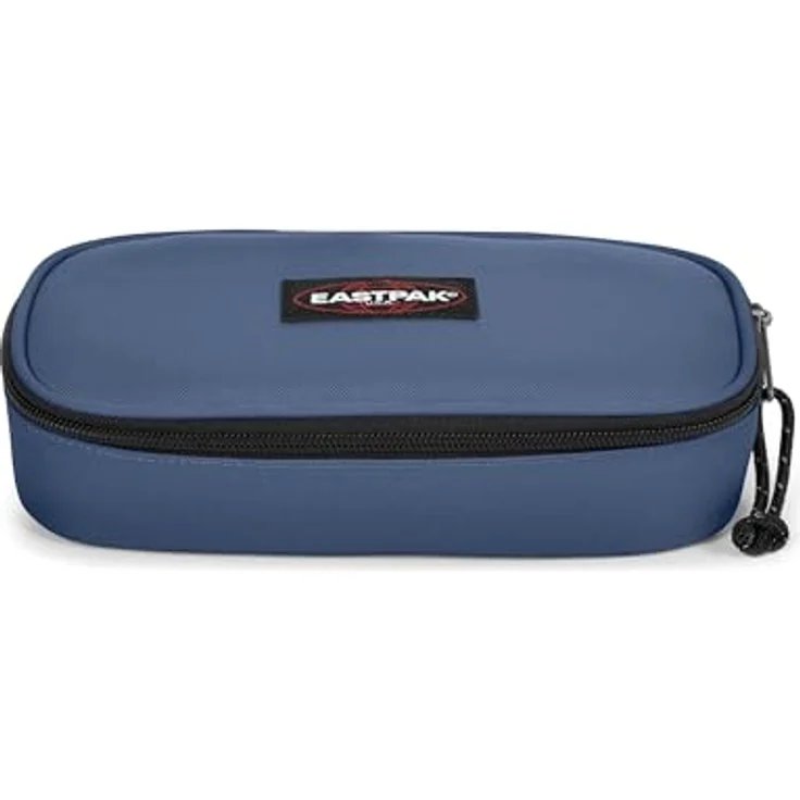 EASTPAK OVAL Single Federmäppchen - Hauptfach mit Stifteschlaufen, 100 % Polyester, vegan, Powder Pilot (Blau) – Bild 1