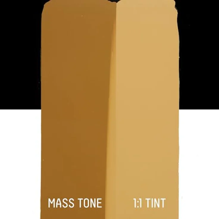 Liquitex Basics Acrylfarbe Bronzegelb, 118ml Tube, lichtecht, mittlere Viskosität, seidenglänzend, monopigmentiert, Archivqualität – Bild 5