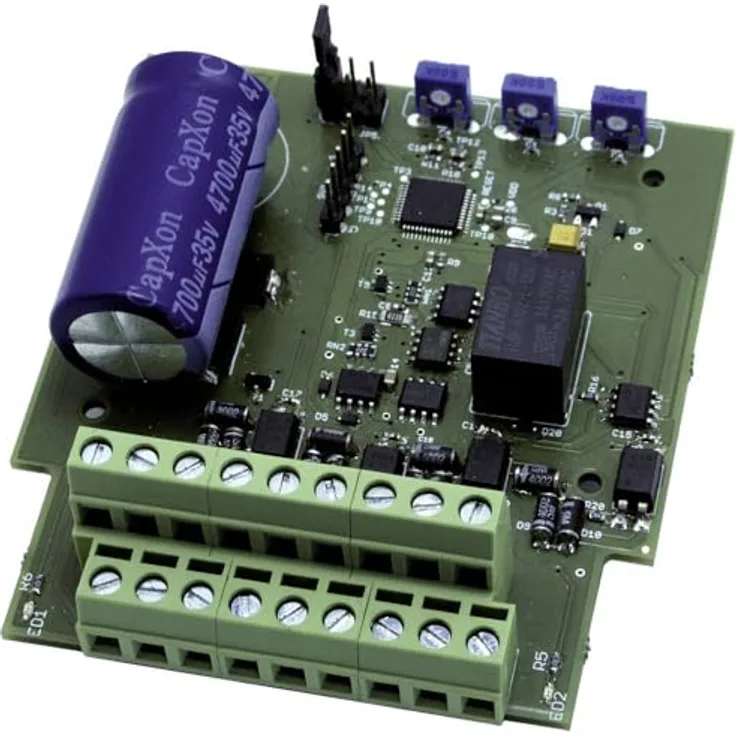TAMS Elektronik 51-02126-01-C Pendelzugsteuerung für Gleichstrombahnen, vollautomatischer Betrieb, geeignet für Nenngrößen Z bis I, blau