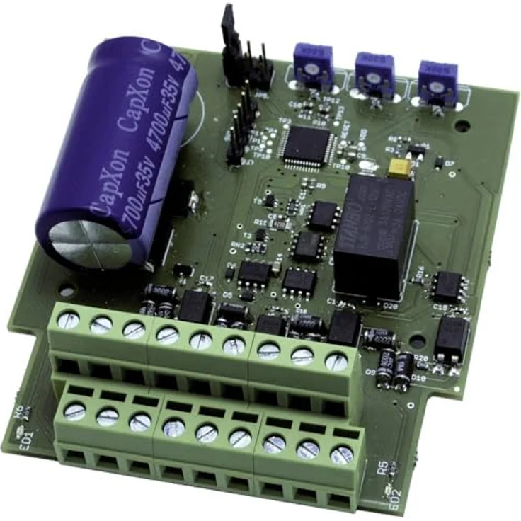 TAMS Elektronik 51-02126-01-C Pendelzugsteuerung für Gleichstrombahnen, vollautomatischer Betrieb, geeignet für Nenngrößen Z bis I, blau