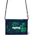 ergobag Brustbeutel Geldbeutel, Mini Portemonnaie mit Kleingeldfach und Sichtfenster, verstellbare Umhängeschlaufe, recycelte Materialien