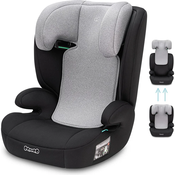 BooBoo Autokindersitz Safety Oslo, Kindersitz ohne Isofix, ab 4 Jahren, bis 12 Jahre, für Kinder von 100 bis 150 cm