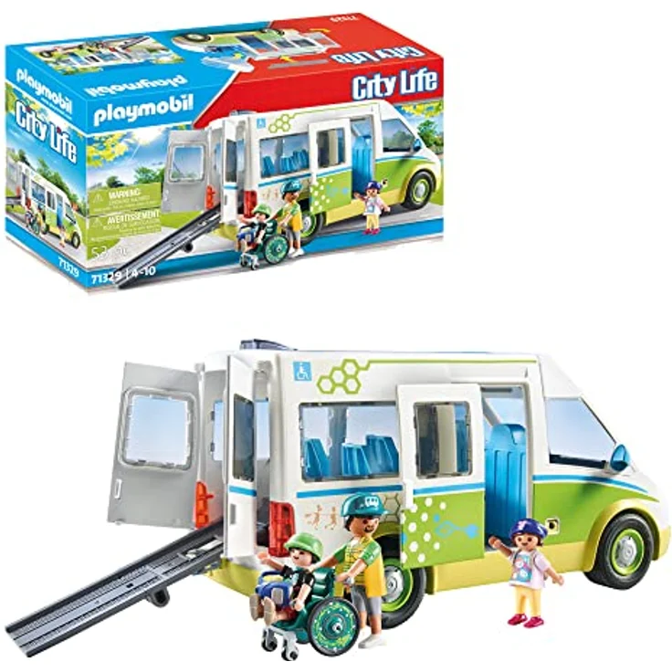 Playmobil® Schulbus (71329), My City Life Konstruktions-Spielset, (53 St), Made in Europe – Bild 5
