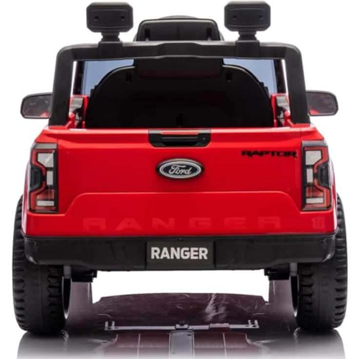 Sun Baby Ford Raptor Kinder Elektroauto, SUV mit 12V Akku, Fernbedienung, LED, MP3 Sound, für Kinder ab 3 Jahren, rot – Bild 5