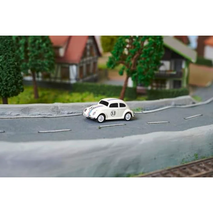 Carson 500504153 1:87 VW Beetle Rallye 2.4G 100% RTR - Fahrfertiges Modell, RC Auto, H0 Auto,RC Modell,Diorama Fahrzeug – Bild 4