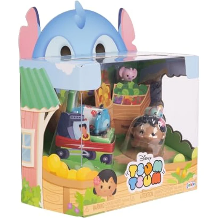 Jakks Pacific Disney Stitch Tsum Tsum Story Moment, Sammelfigur für Disney-Fans und Tsum Tsum-Liebhaber, detailgetreues Design – Bild 3