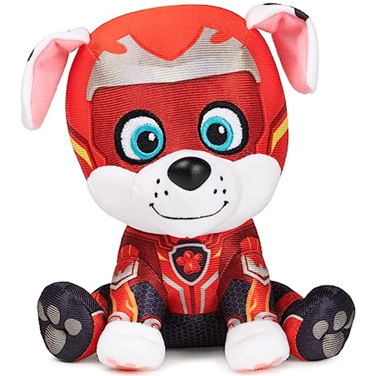 GUND PAW Patrol Der Mighty Kinofilm Marshall, 15 cm - original Plüschtier zum Kinofilm 2023, ideal zum Nachspielen der Kinoabenteuer und als Lieblingskuscheltier, Spielzeug für Kinder ab 1 Jahr – Bild 1
