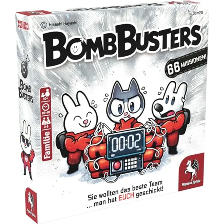 Pegasus Spiele 51280G Bomb Busters, Ideales Geschenk für Kinderparty mit herausragendem Design – Bild 1