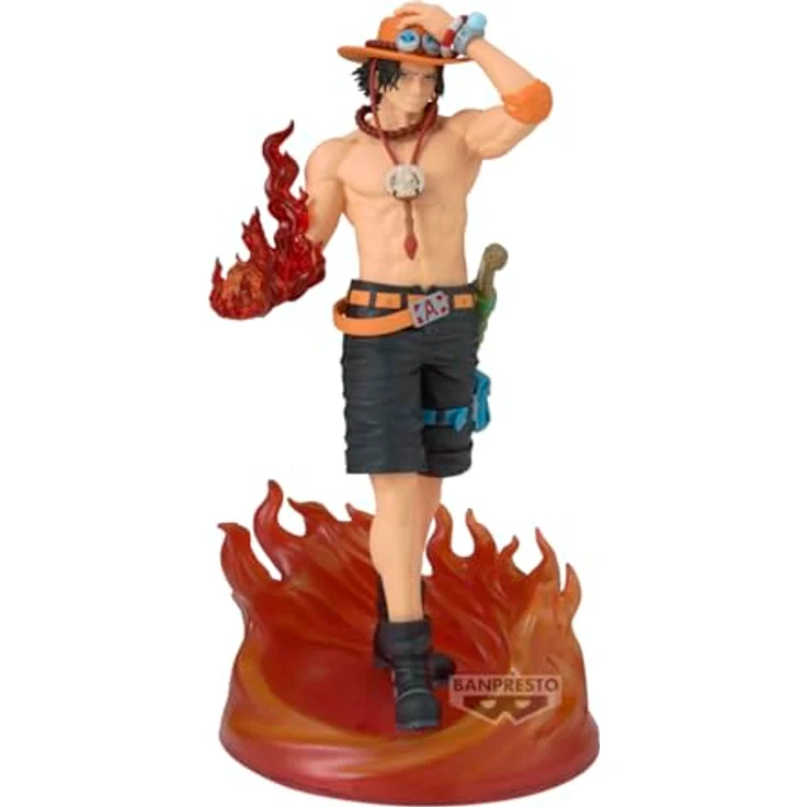 Banpresto One Piece Portgas Dace Figur, detailreiche Sammelfigur aus hochwertigem Material, One Size – Bild 1