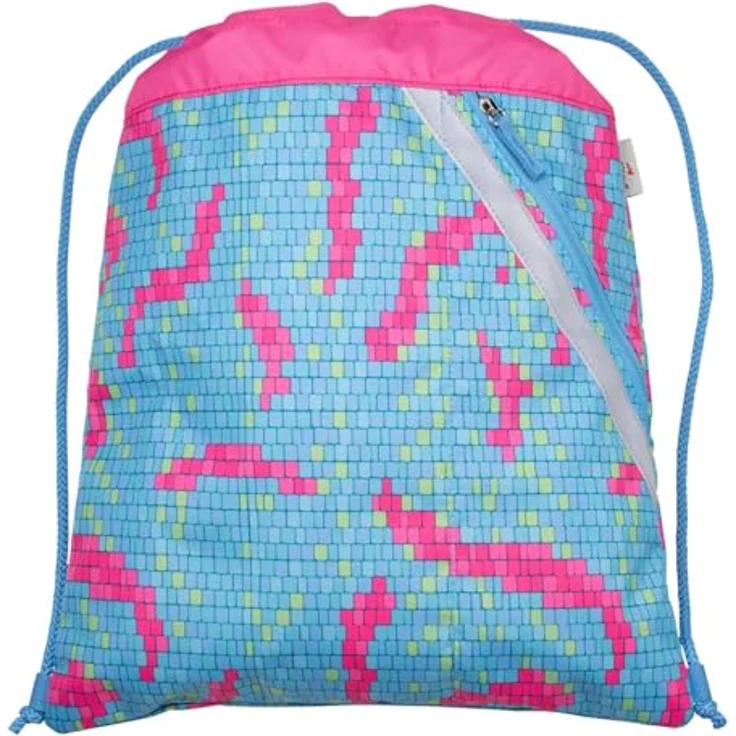 DerDieDas ErgoFlex Tiny Schulranzenset 5-teilig Happy Pixel mit ergonomischem Rücken und atmungsaktiven Gurten – Bild 4